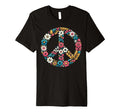 Peace Love Hippie Tie Dye 60S 70S T-Shirt - Custom Art Print for Adults - T-Shirt, Sweatshirt, Hoodie