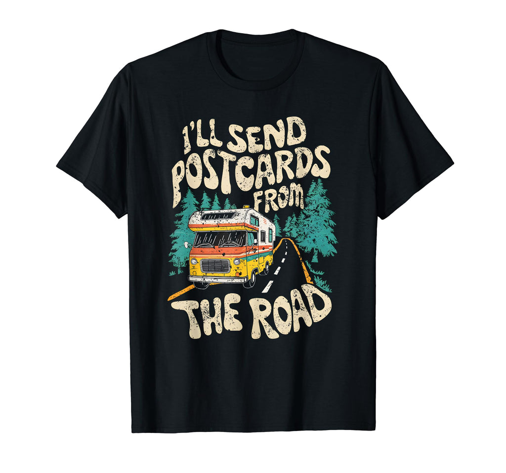 Van Life Explorer Road Trip Send T-Shirt - Fun Novelty Design for Adults - T-Shirt, Sweatshirt, Hoodie