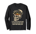 Funny Chaotic Mind Skull Sarcastic T-Shirt - Custom Art Print Men Women - T-Shirt, Sweatshirt, Hoodie