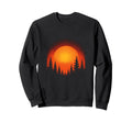 Sunset Forest Inspired Artistic Sweatshirt - Aesthetic Graphic for Adults - T-Shirt, Sweatshirt, Hoodie