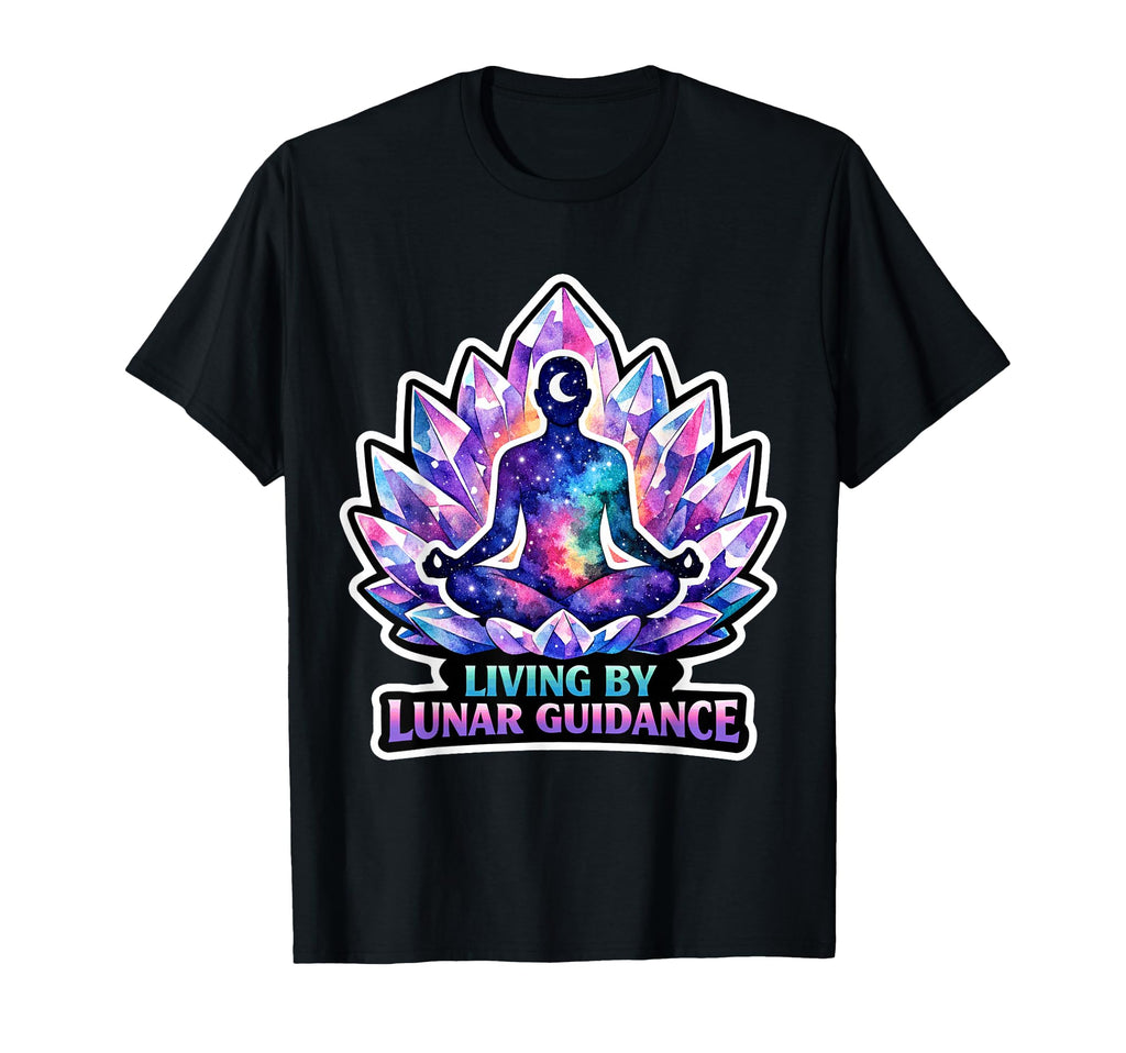 Moon Meditation Lunar Mindfulness T-Shirt - Aesthetic Graphic for Adults - T-Shirt, Sweatshirt, Hoodie