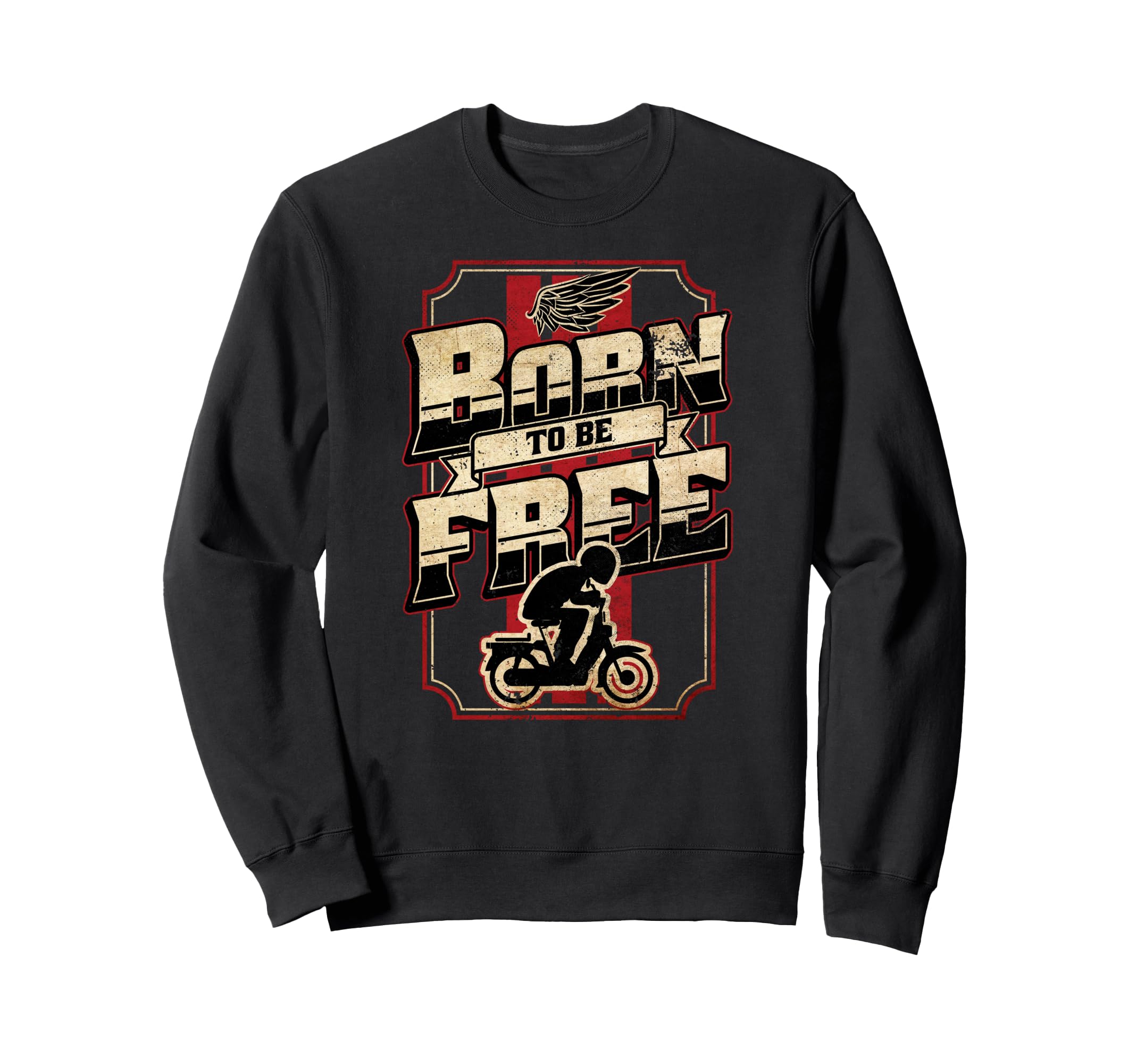 Moped Bike Mofas Moped Gift Motorcycle Sweatshirt - Trendy Graphic Unisex - T-Shirt, Sweatshirt, Hoodie