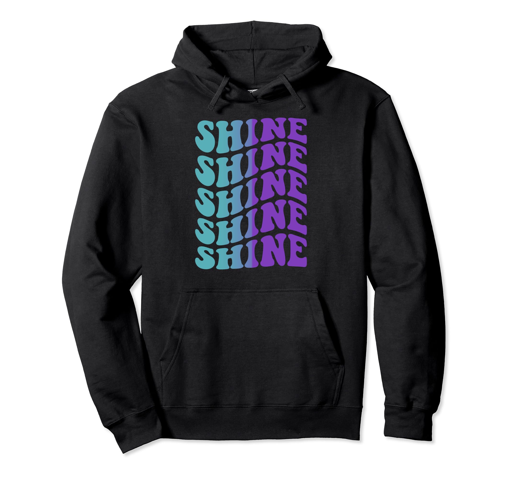 Shine Self Care Hoodie - Fun Novelty Design for Adults - T-Shirt, Sweatshirt, Hoodie