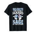 Crystal Healing Selenite Sage T-Shirt - Fun Novelty Design Unisex - T-Shirt, Sweatshirt, Hoodie