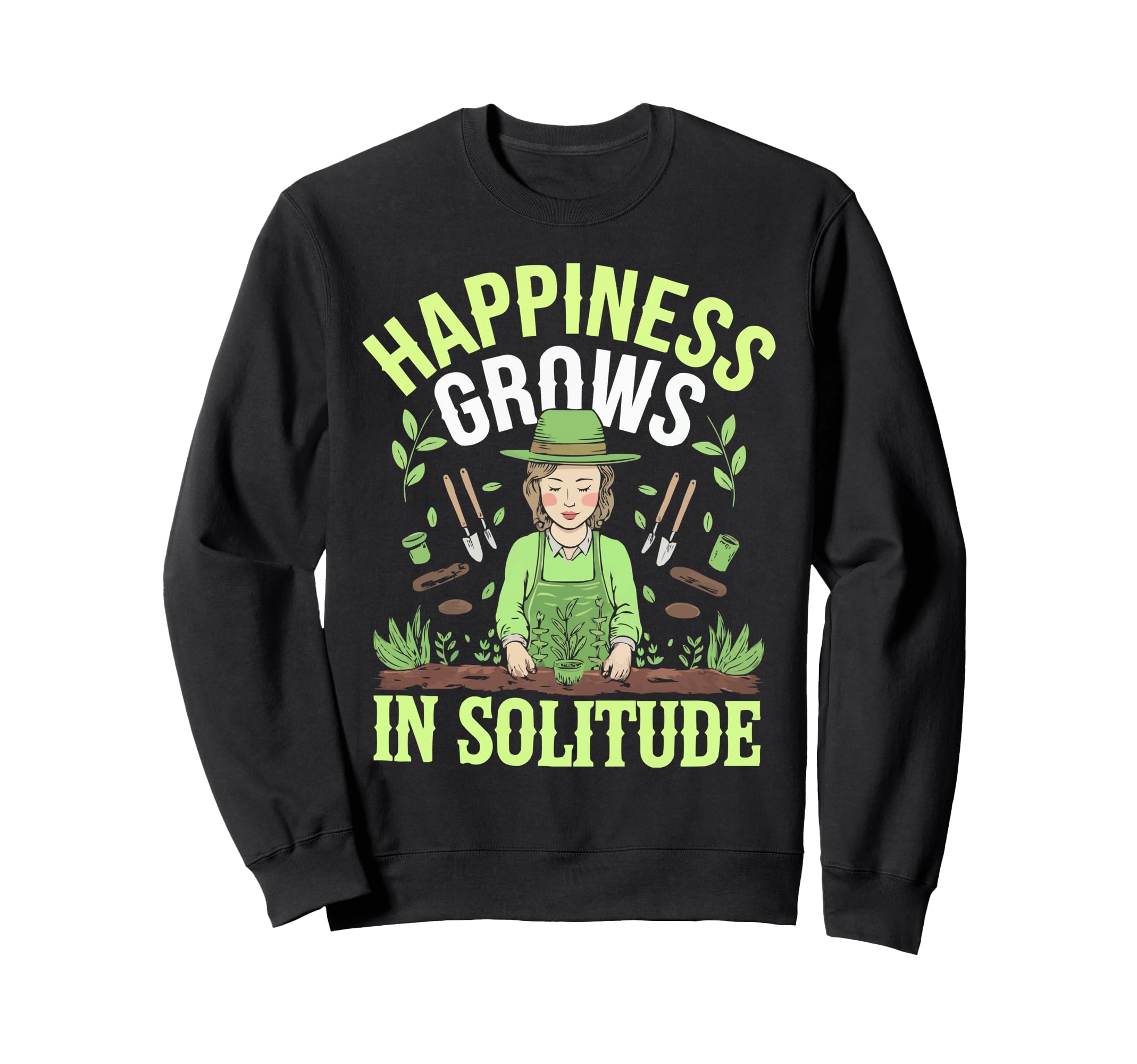 Introvert Gardener Shyness Garden Sweatshirt - Streetwear Style Unisex - T-Shirt, Sweatshirt, Hoodie