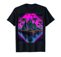 Vaporwave Aesthetic Tropic Island T-Shirt - Custom Art Print Men Women - T-Shirt, Sweatshirt, Hoodie