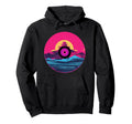 Waves Vinyl Record Vaporwave Music Hoodie - Casual Everyday Wear Unisex - T-Shirt, Sweatshirt, Hoodie