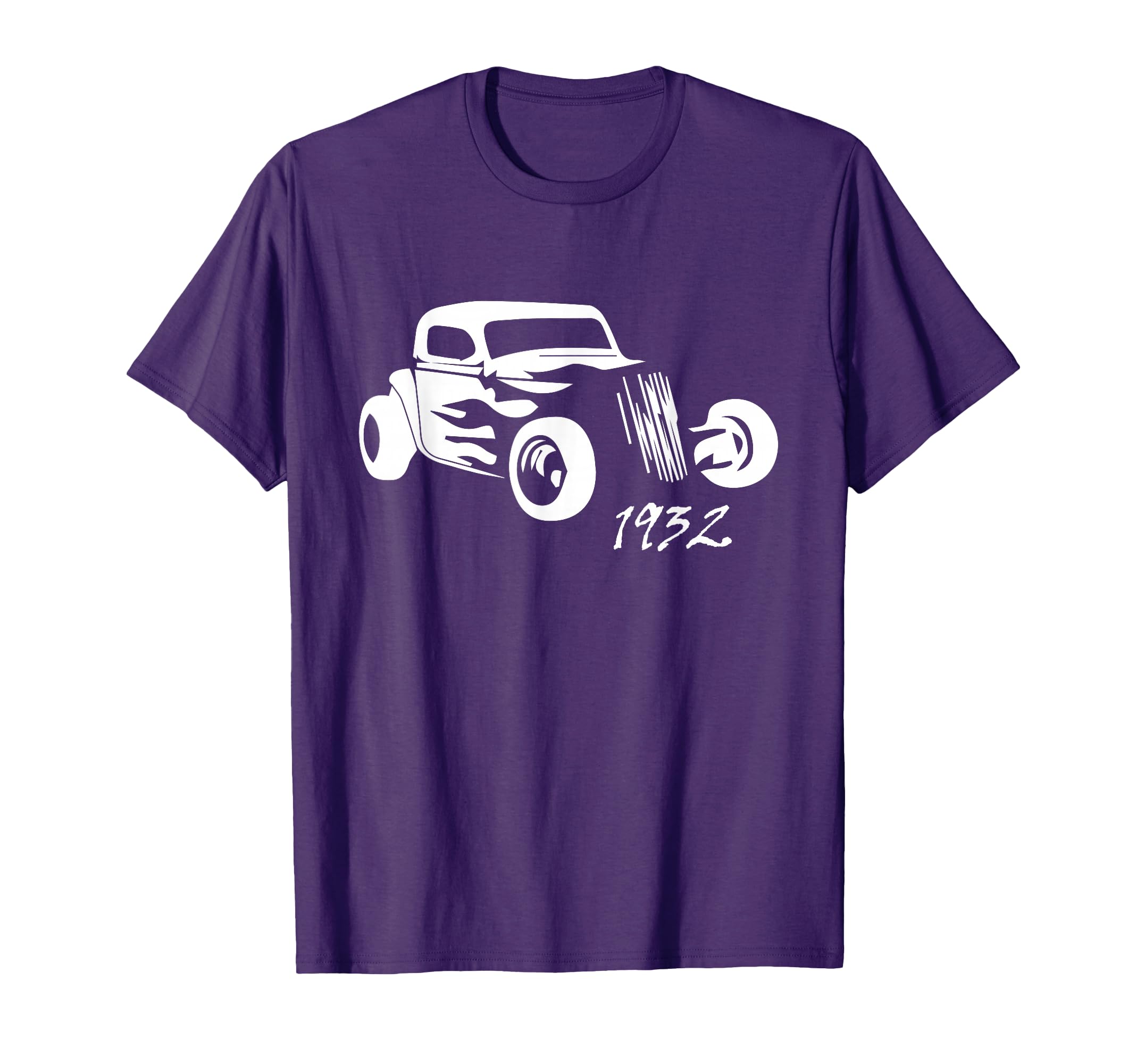 1932 Hot Rod Roadster Silhouette T-Shirt - Graphic Print for Adults - T-Shirt, Sweatshirt, Hoodie