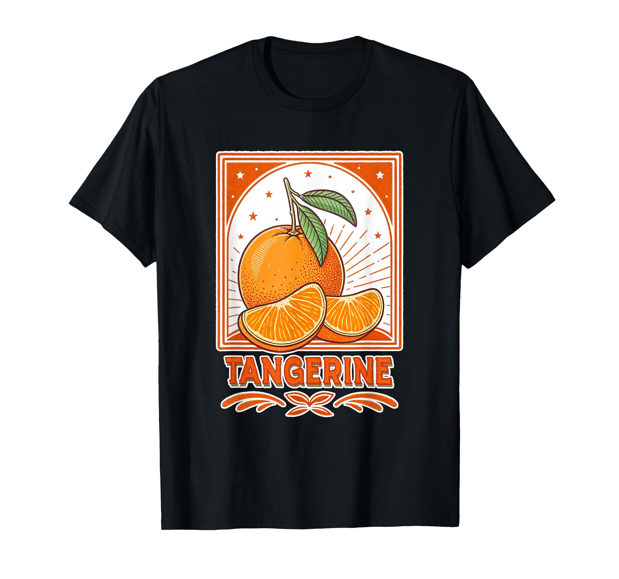 Inspired Tangerine Orange Fruit T-Shirt - Fun Novelty Design for Adults - T-Shirt, Sweatshirt, Hoodie