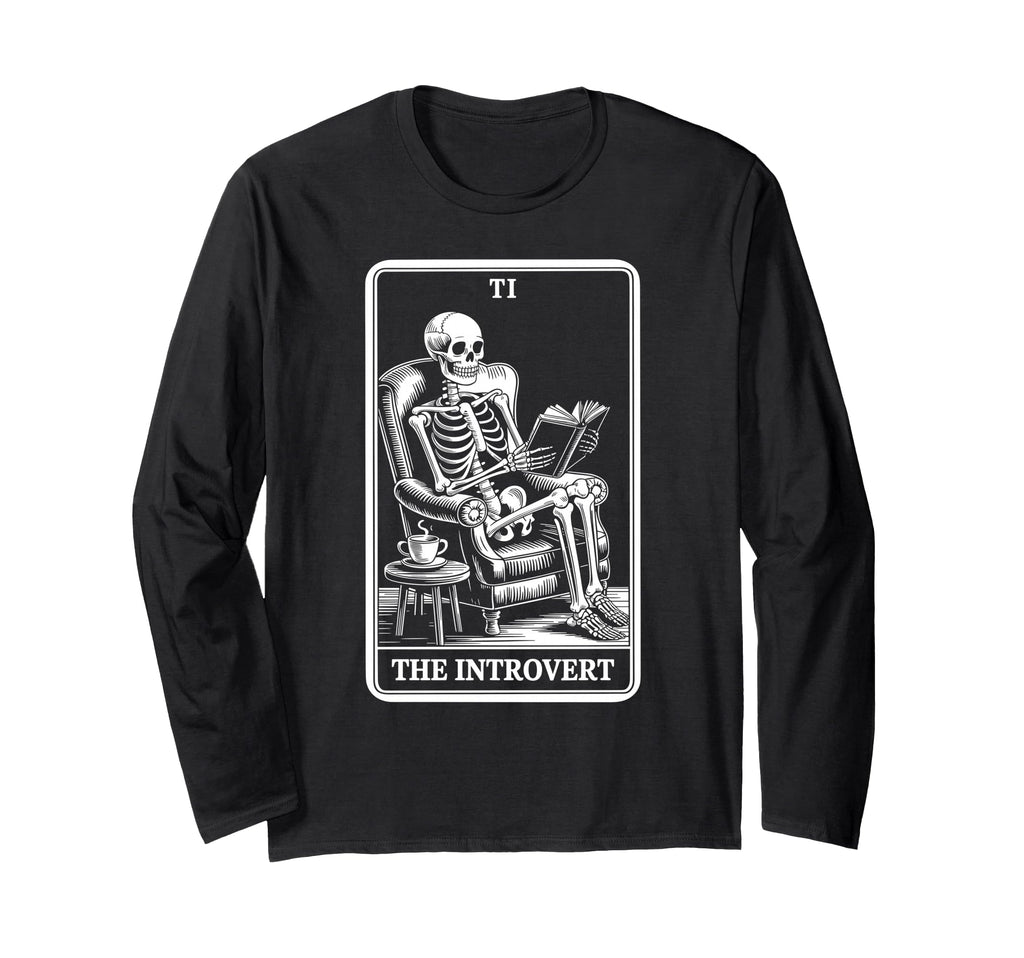 Introvert Tarot Indoorsy Antisocial T-Shirt - Novelty Apparel Men Women - T-Shirt, Sweatshirt, Hoodie