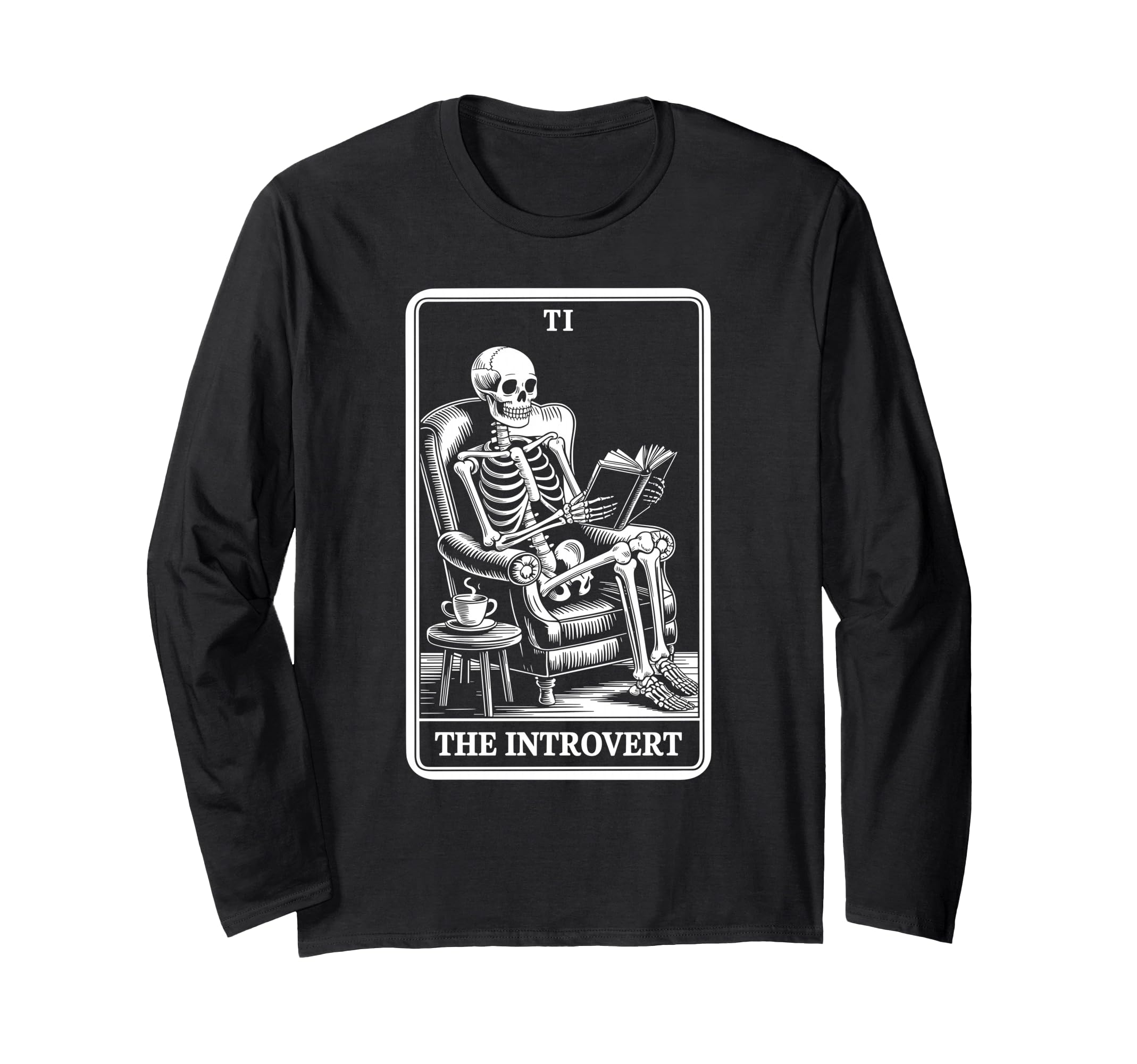 Introvert Tarot Indoorsy Antisocial T-Shirt - Novelty Apparel Men Women - T-Shirt, Sweatshirt, Hoodie