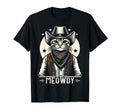 Meowdy Cat Cowboy Country T-Shirt - Unique Graphic Men Women - T-Shirt, Sweatshirt, Hoodie