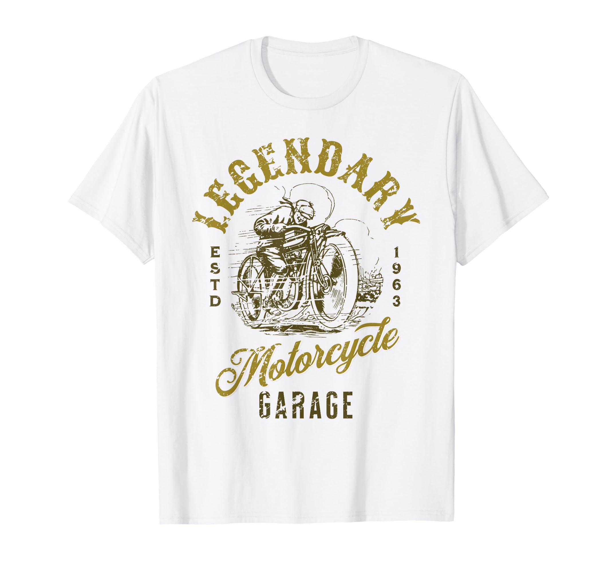 Motorcycle Distressed T-Shirt - Novelty Apparel Men Women - T-Shirt, Sweatshirt, Hoodie