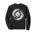 Disco Ball Party Outfit New Years Sweatshirt - Minimalist Print Men Women - T-Shirt, Sweatshirt, Hoodie