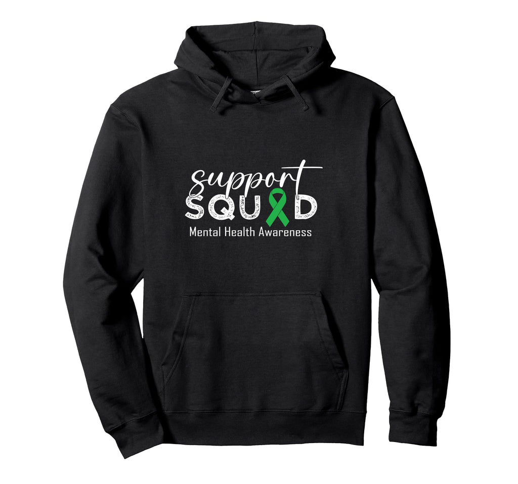 Support Squad Sunflower Hair Mental Hoodie - Trendy Graphic Men Women - T-Shirt, Sweatshirt, Hoodie