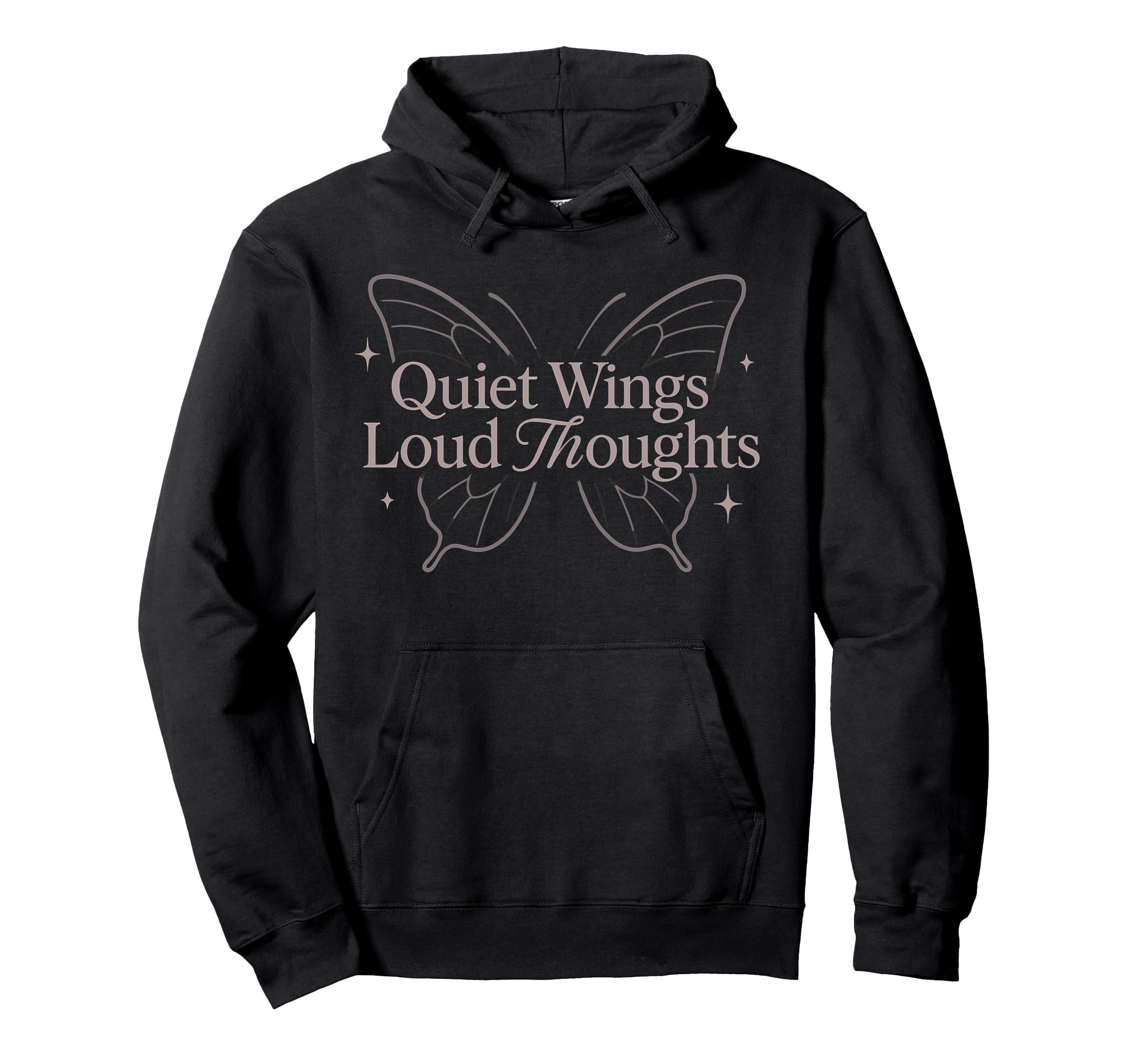 Anti Social Butterfly Introvert Meme Hoodie - Trendy Graphic Men Women - T-Shirt, Sweatshirt, Hoodie