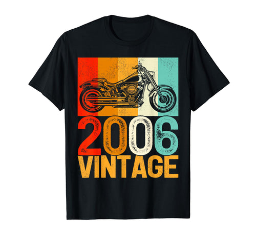 16 Years Old Motorcycle 2006 16Th T-Shirt - Unique Graphic for Adults - T-Shirt, Sweatshirt, Hoodie