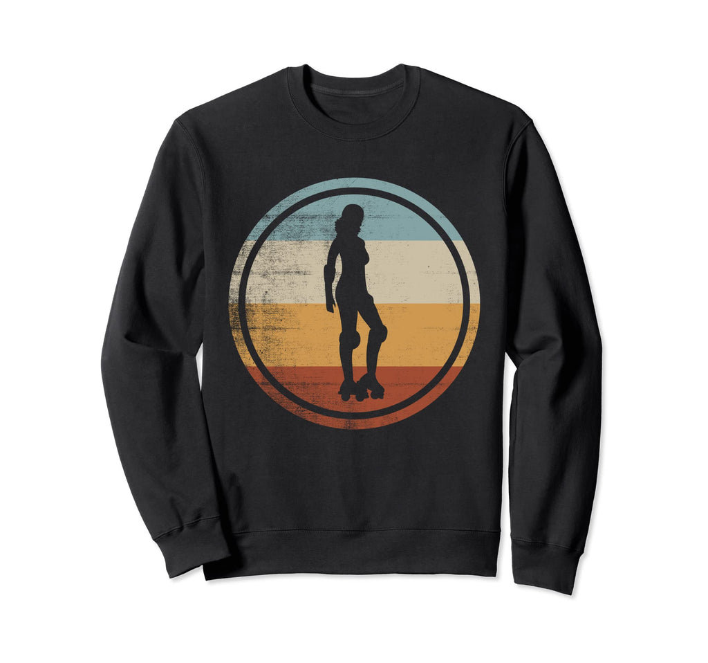 Skater Roller Derby Roller Skating Sweatshirt - Unique Graphic Unisex - T-Shirt, Sweatshirt, Hoodie