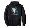 Meditation Tuna Yoga Pose Relaxing Hoodie - Casual Everyday Wear Unisex - T-Shirt, Sweatshirt, Hoodie