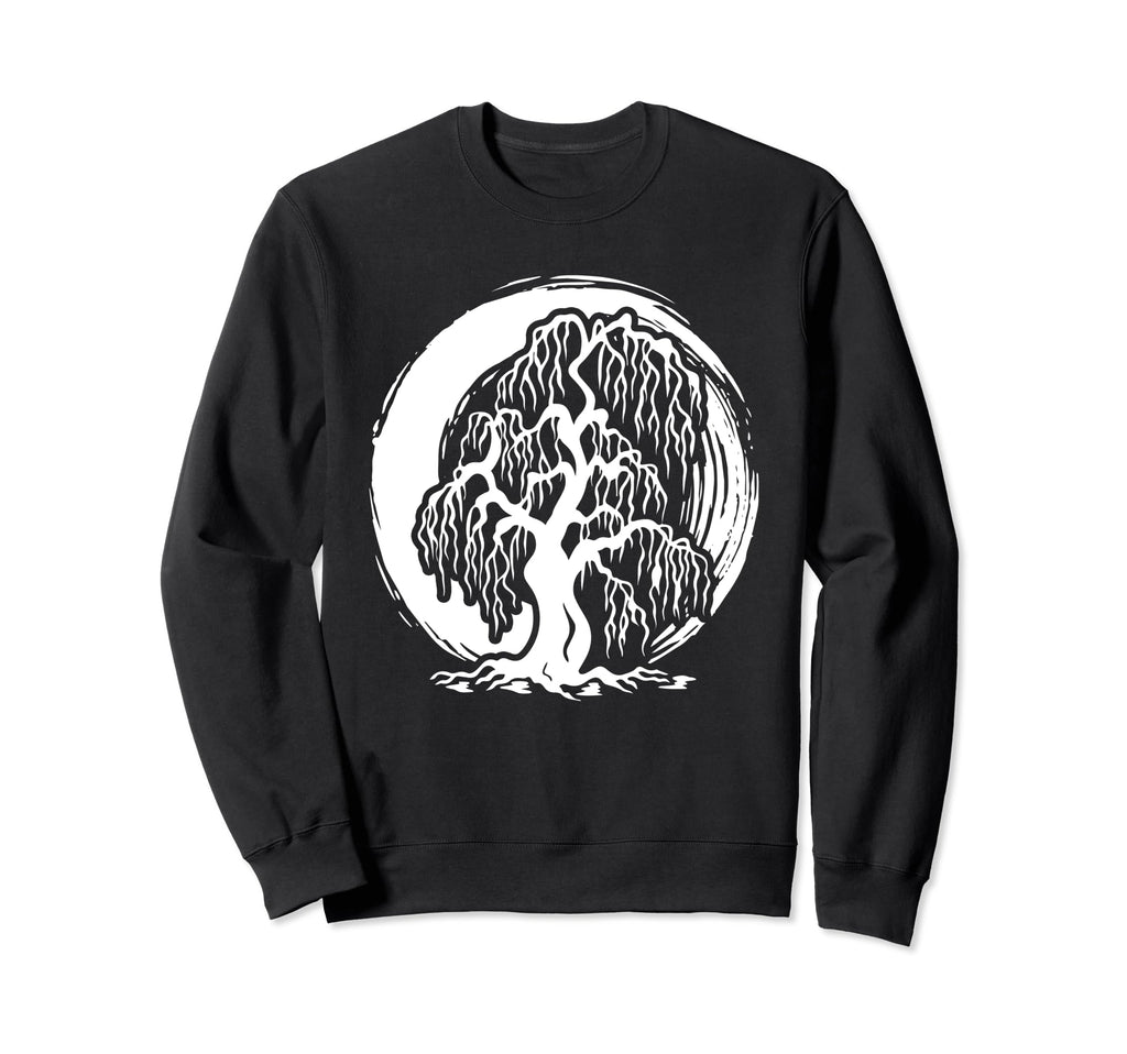Mindfulness Weeping Willow Tree Sweatshirt - Custom Art Print Men Women - T-Shirt, Sweatshirt, Hoodie