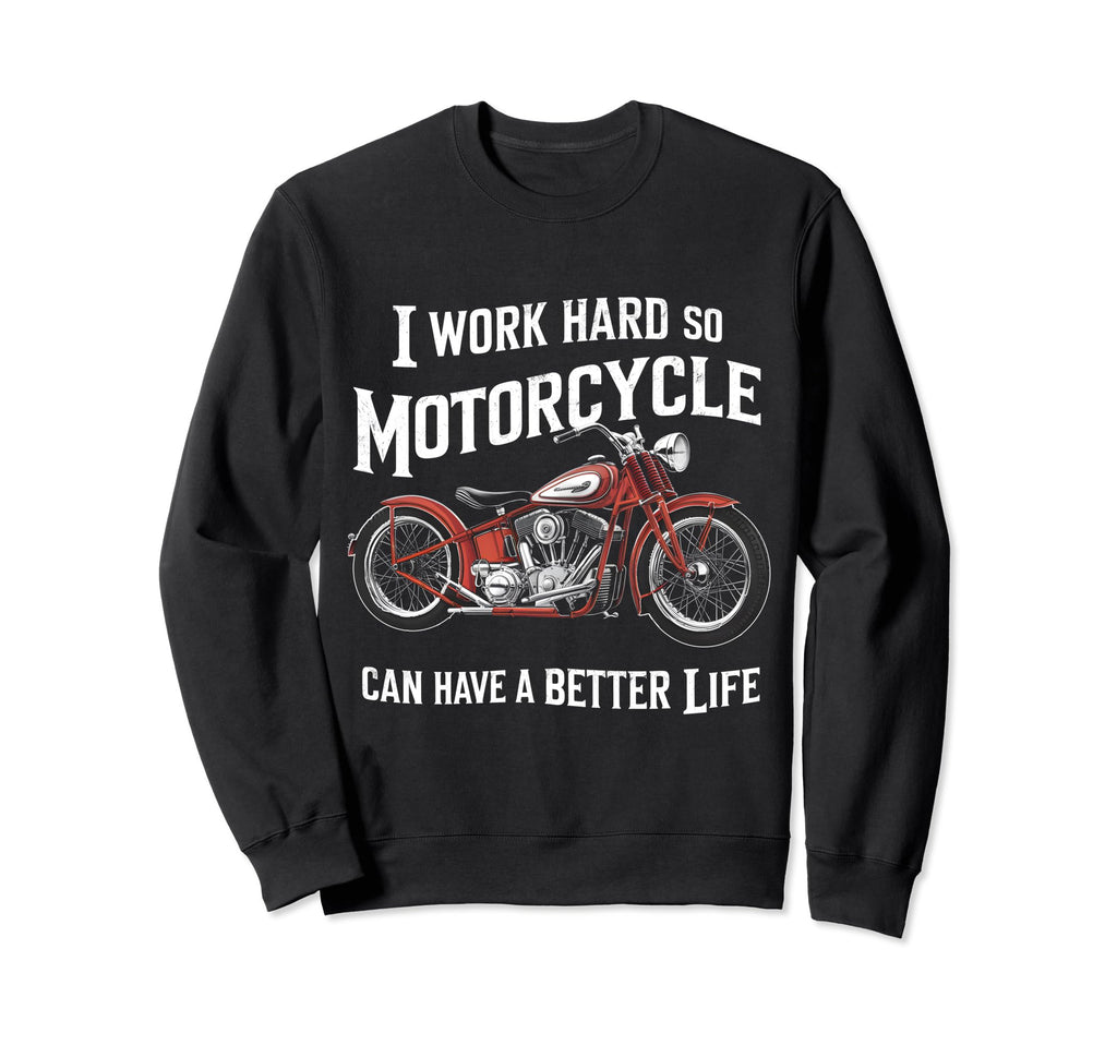 Motorcycle Lovers And Motorbike Sweatshirt - Trendy Graphic for Adults - T-Shirt, Sweatshirt, Hoodie