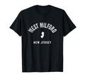 West Milford New Jersey Nj 70S Athletic T-Shirt - Minimalist Print Unisex - T-Shirt, Sweatshirt, Hoodie