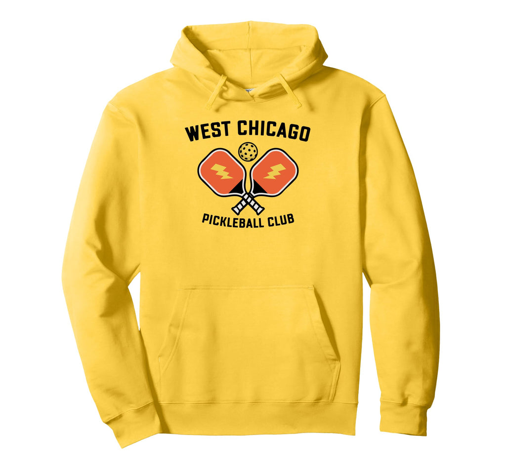 West Chicago Pickleball Club Pickle Ball Hoodie - Unique Graphic Unisex - T-Shirt, Sweatshirt, Hoodie