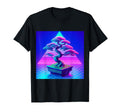 Bonsai Tree Vaporwave Retrowave T-Shirt - Custom Art Print Men Women - T-Shirt, Sweatshirt, Hoodie