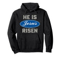 Jesus He Is Risen Pony Car Logo Hoodie - Graphic Print Unisex - T-Shirt, Sweatshirt, Hoodie