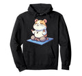 Meditation Hamster Yoga Pose Relaxing Hoodie - Streetwear Style Men Women - T-Shirt, Sweatshirt, Hoodie