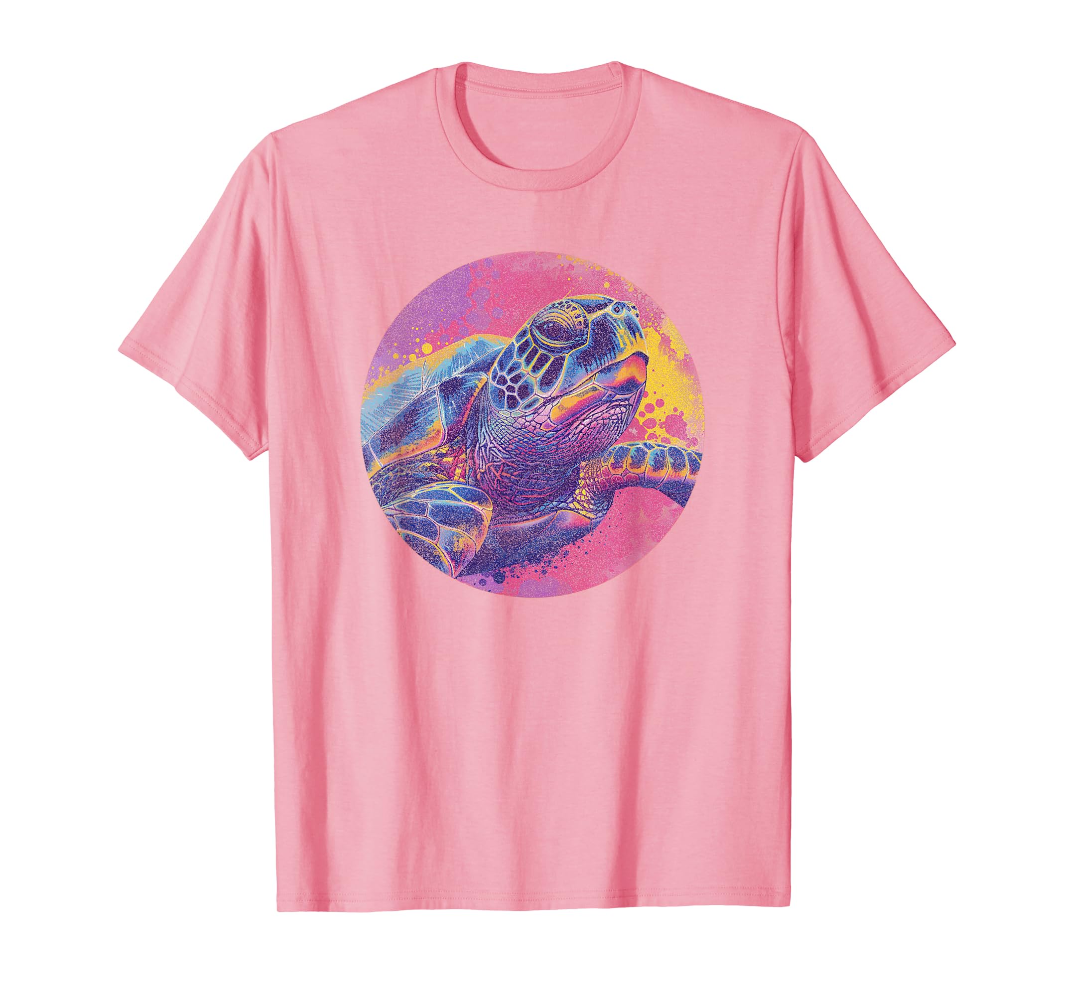 Turtle Vaporwave Aesthetic T-Shirt - Fun Novelty Design for Adults - T-Shirt, Sweatshirt, Hoodie