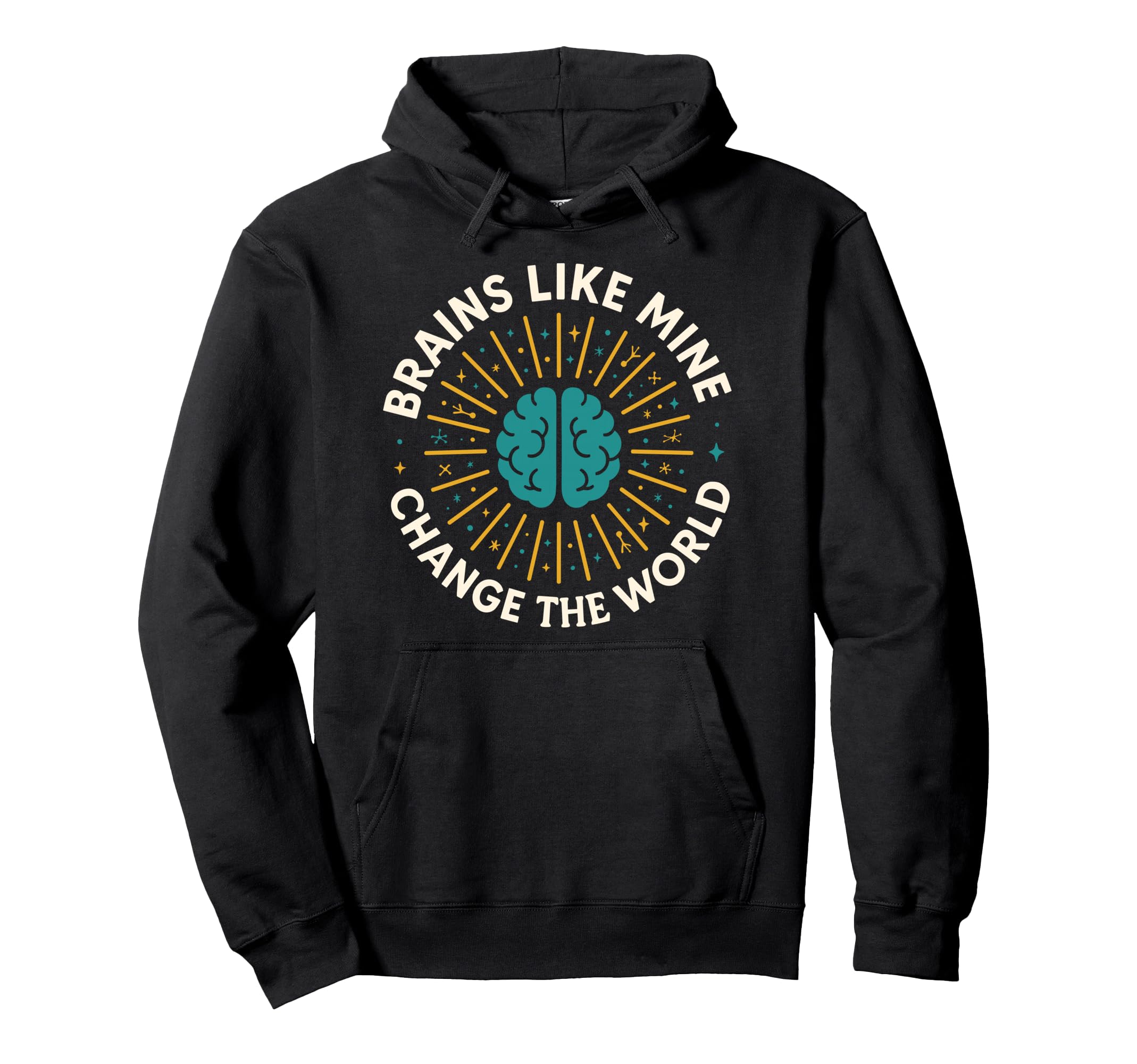 Neurodivergent Pride Adhd Autism Hoodie - Aesthetic Graphic Unisex - T-Shirt, Sweatshirt, Hoodie