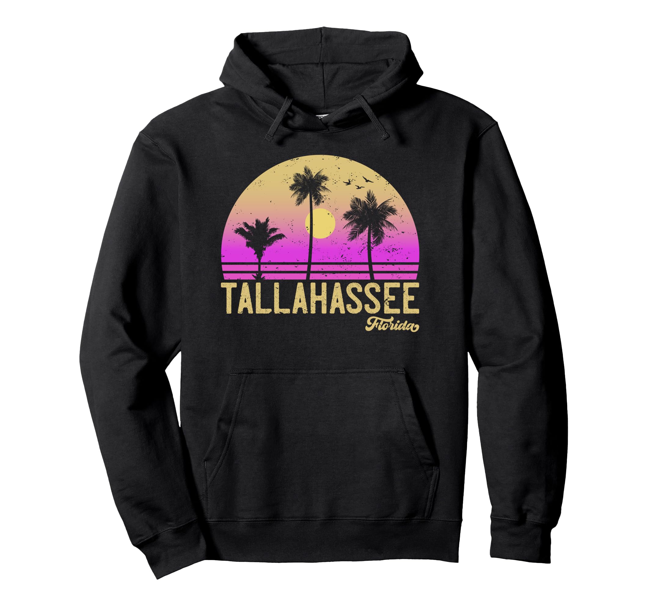 Tallahassee Florida Sunset Hoodie - Novelty Apparel Men Women - T-Shirt, Sweatshirt, Hoodie