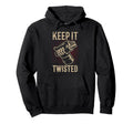 Keep It Twisted Motorcycle Hoodie - Minimalist Print Men Women - T-Shirt, Sweatshirt, Hoodie
