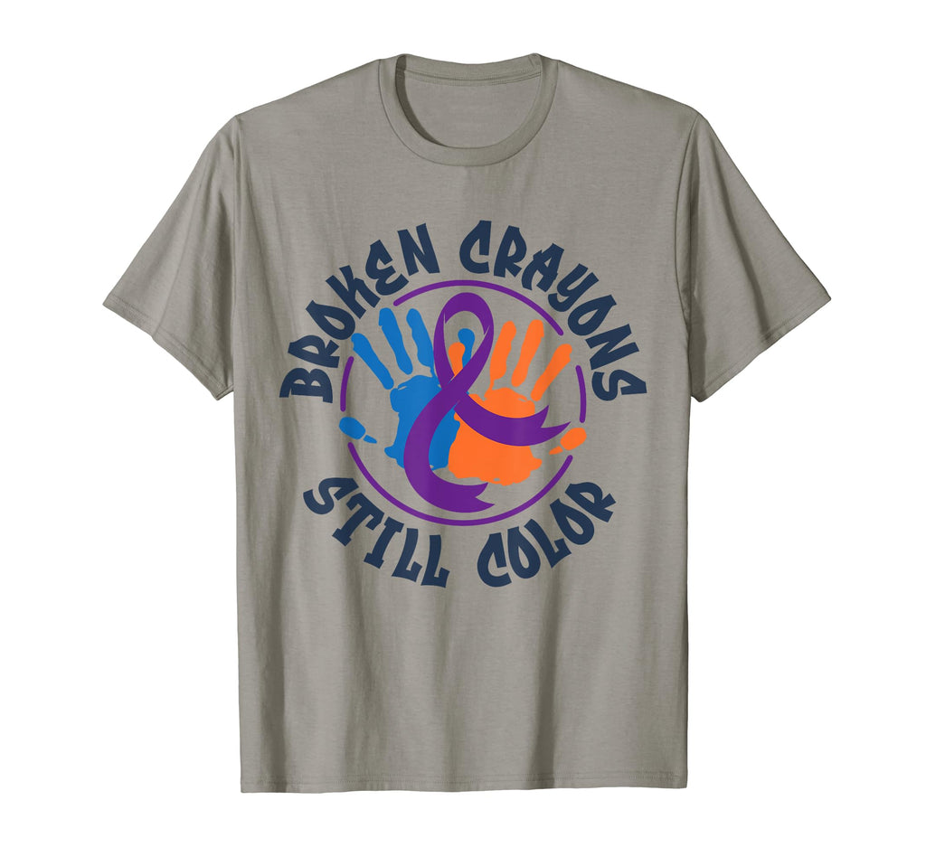 Broken Crayons Still Color Suicide T-Shirt - Unique Graphic Men Women - T-Shirt, Sweatshirt, Hoodie