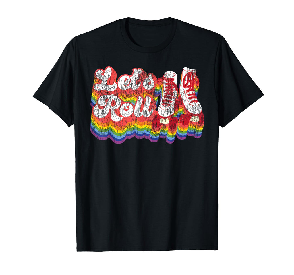 Roller Skating Skate 1970S T-Shirt - Aesthetic Graphic Unisex - T-Shirt, Sweatshirt, Hoodie