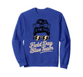 Field Day Blue Team Competition Sweatshirt - Casual Everyday Wear Unisex - T-Shirt, Sweatshirt, Hoodie