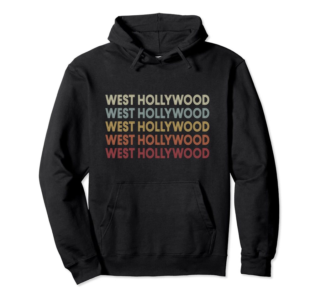 West Hollywood California West Hoodie - Minimalist Print for Adults - T-Shirt, Sweatshirt, Hoodie