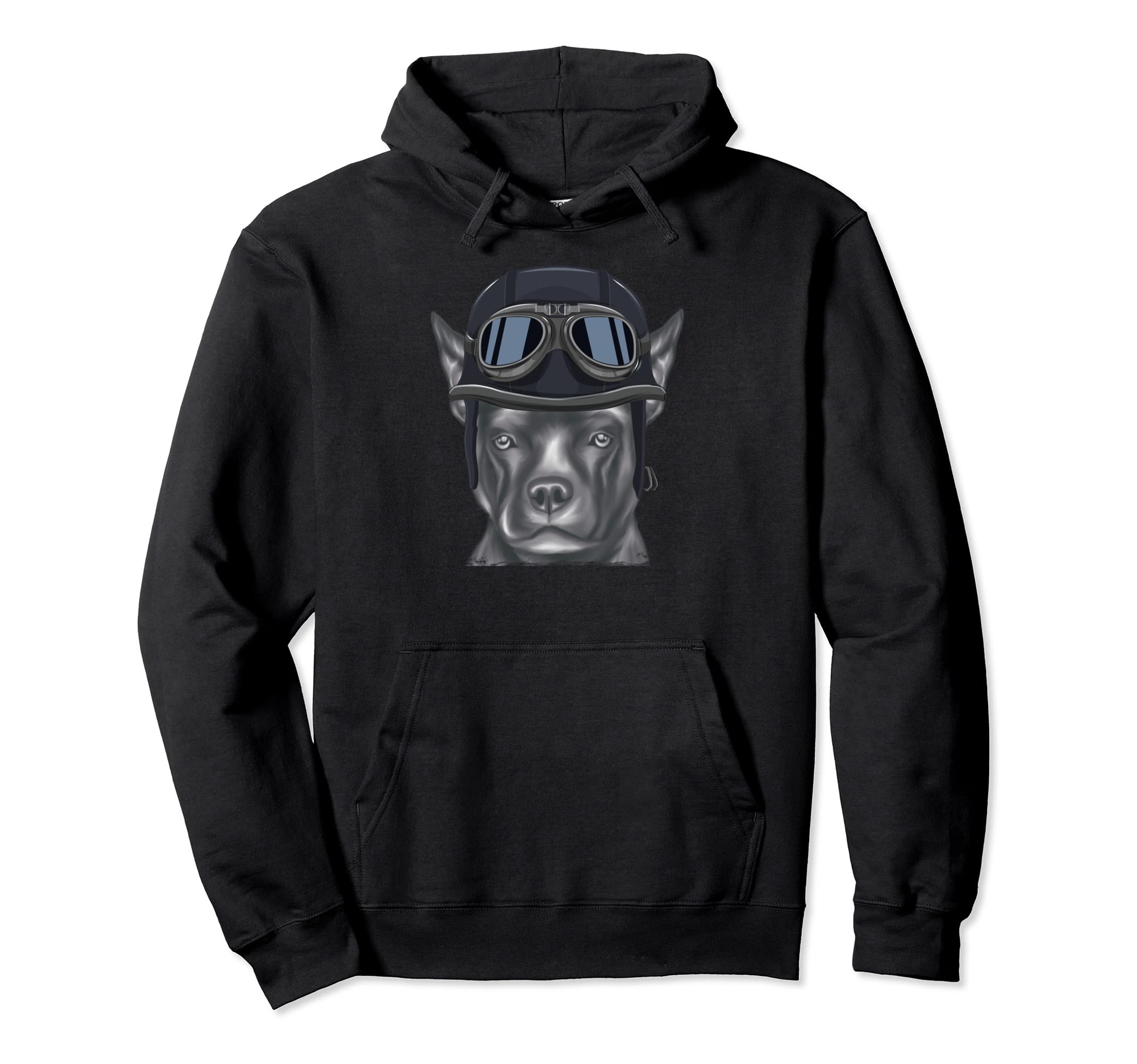 Staffordshire Bull Terrier Wearing Hoodie - Graphic Print Men Women - T-Shirt, Sweatshirt, Hoodie