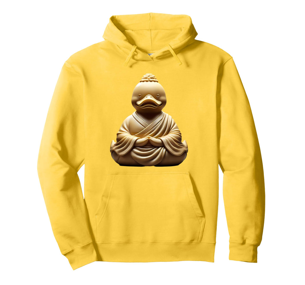 Buddha Rubber Duck Mindfulness Yoga Hoodie - Trendy Graphic Unisex - T-Shirt, Sweatshirt, Hoodie