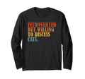 Cat Lover Humorous Overthinkers T-Shirt - Fun Novelty Design Unisex - T-Shirt, Sweatshirt, Hoodie