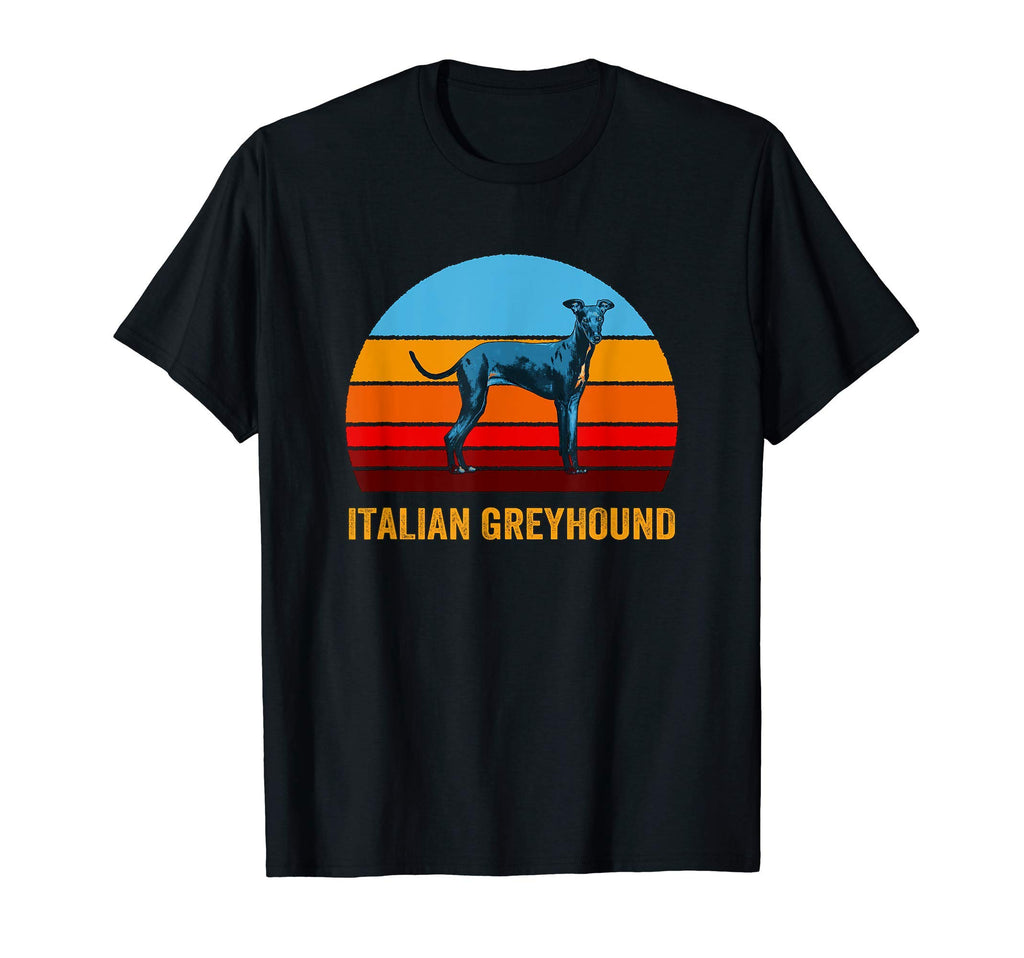 Sunset Italian Greyhound T-Shirt - Minimalist Print Unisex - T-Shirt, Sweatshirt, Hoodie