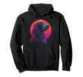 Dog Afghan Hound Vaporwave Retrowave Hoodie - Minimalist Print Men Women - T-Shirt, Sweatshirt, Hoodie