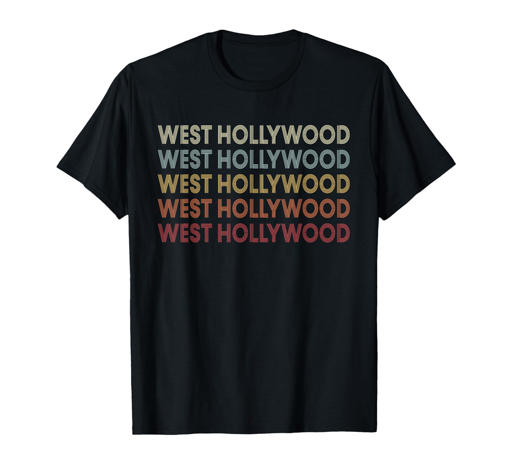 West Hollywood California West T-Shirt - Novelty Apparel for Adults - T-Shirt, Sweatshirt, Hoodie