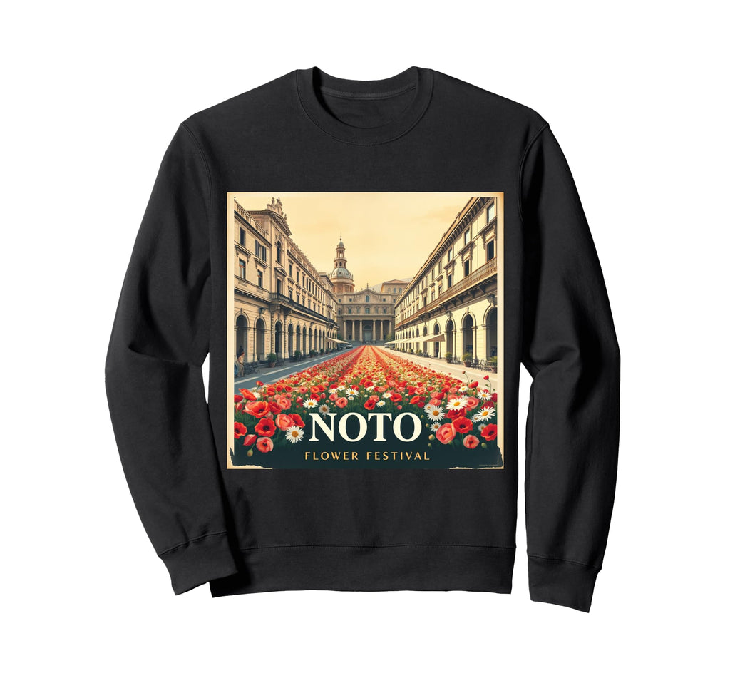 Noto Flower Festival Art Sicily Sweatshirt - Custom Art Print for Adults - T-Shirt, Sweatshirt, Hoodie