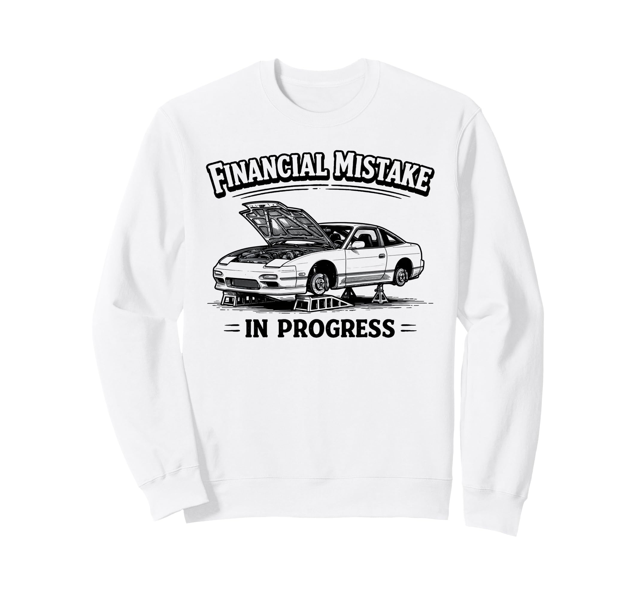 Financial Mistake Progress Sweatshirt - Casual Everyday Wear for Adults - T-Shirt, Sweatshirt, Hoodie
