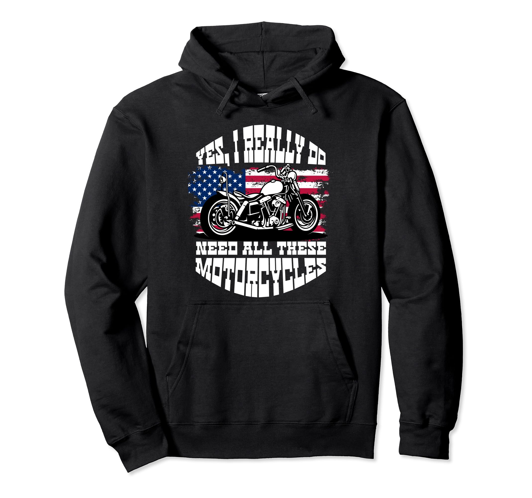 Motorcycle Biker Hoodie - Minimalist Print Unisex - T-Shirt, Sweatshirt, Hoodie