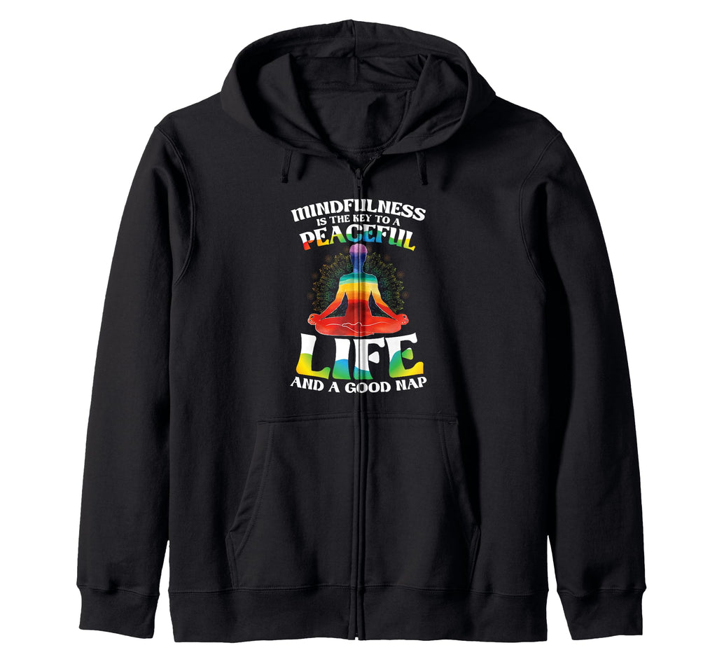 Mindfulness Meditation Yoga Zen Sweatshirt - Fun Novelty Design for Adults - T-Shirt, Sweatshirt, Hoodie