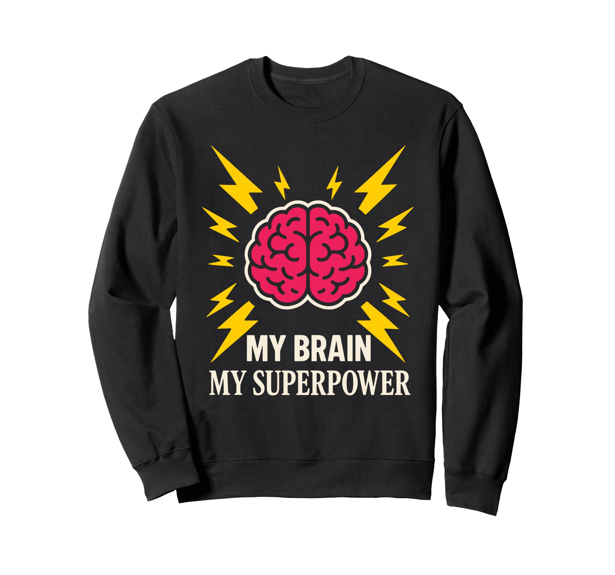 Neurodivergent Pride Adhd Autism Sweatshirt - Unique Graphic Unisex - T-Shirt, Sweatshirt, Hoodie