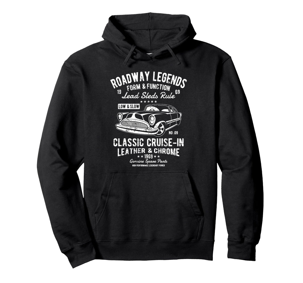 Automotive Nostalgia Car Cruise Hoodie - Fun Novelty Design Men Women - T-Shirt, Sweatshirt, Hoodie
